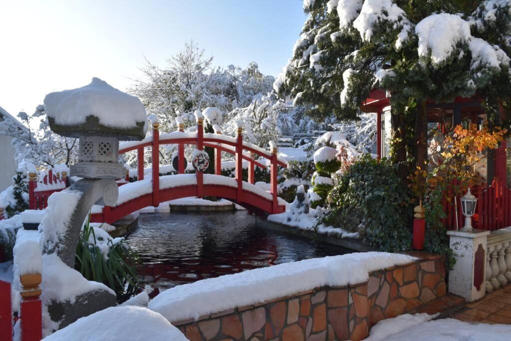 Gite Au Printemps Japonais, Petit Train De La Mure, Parc Des Ecrins Pierre-Chatel Zewnętrze zdjęcie