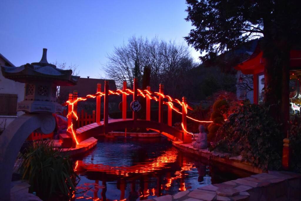 Gite Au Printemps Japonais, Petit Train De La Mure, Parc Des Ecrins Pierre-Chatel Zewnętrze zdjęcie