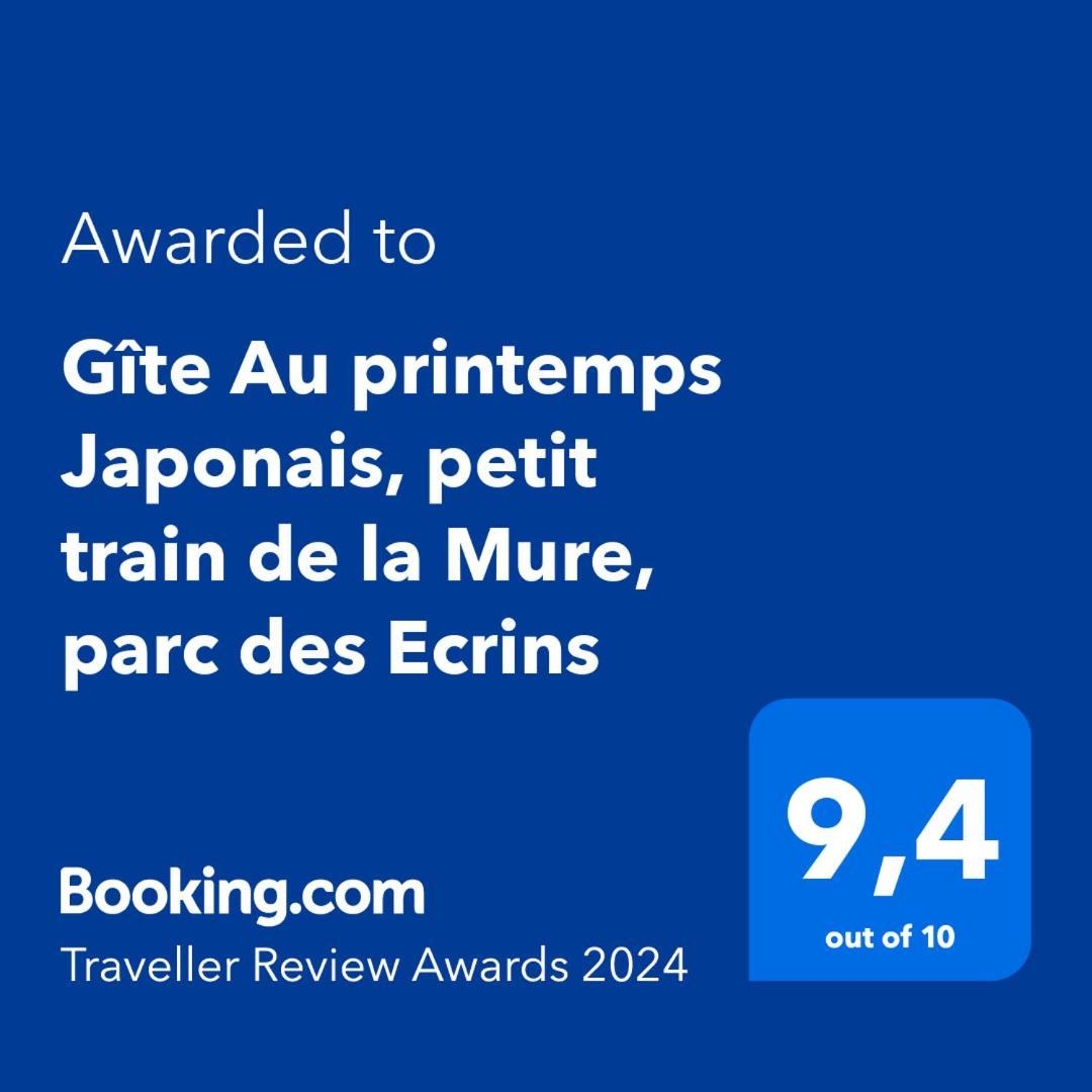 Gite Au Printemps Japonais, Petit Train De La Mure, Parc Des Ecrins Pierre-Chatel Zewnętrze zdjęcie